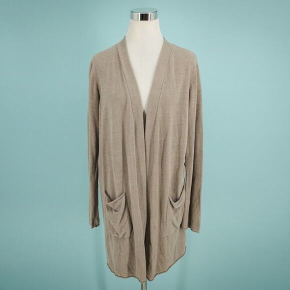 Barefoot Dreams Size Large L Santa Monica Cardi CozyChic Lite Cardigan Sweater - Picture 1 of 6